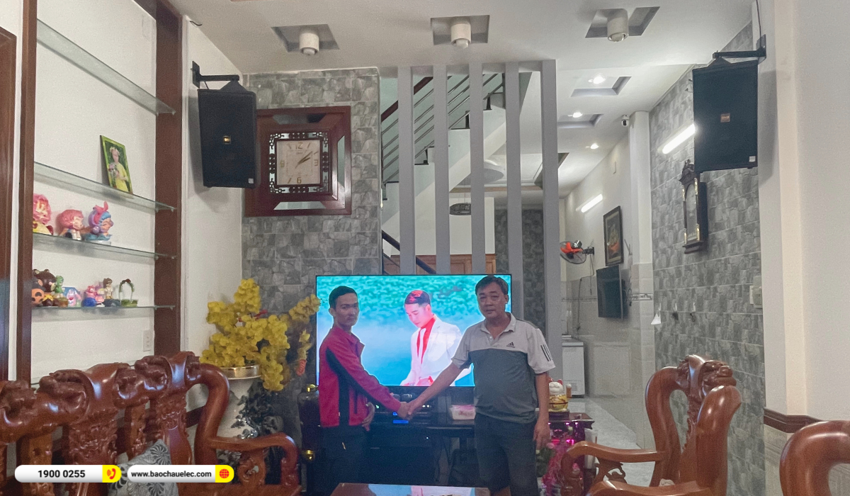 Lắp đặt dàn karaoke BMB hơn 40tr cho anh Lựu tại TP HCM