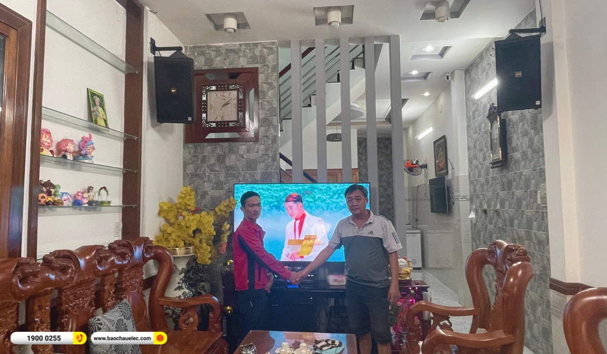 Lắp đặt dàn karaoke BMB hơn 40tr cho anh Lựu tại TP HCM