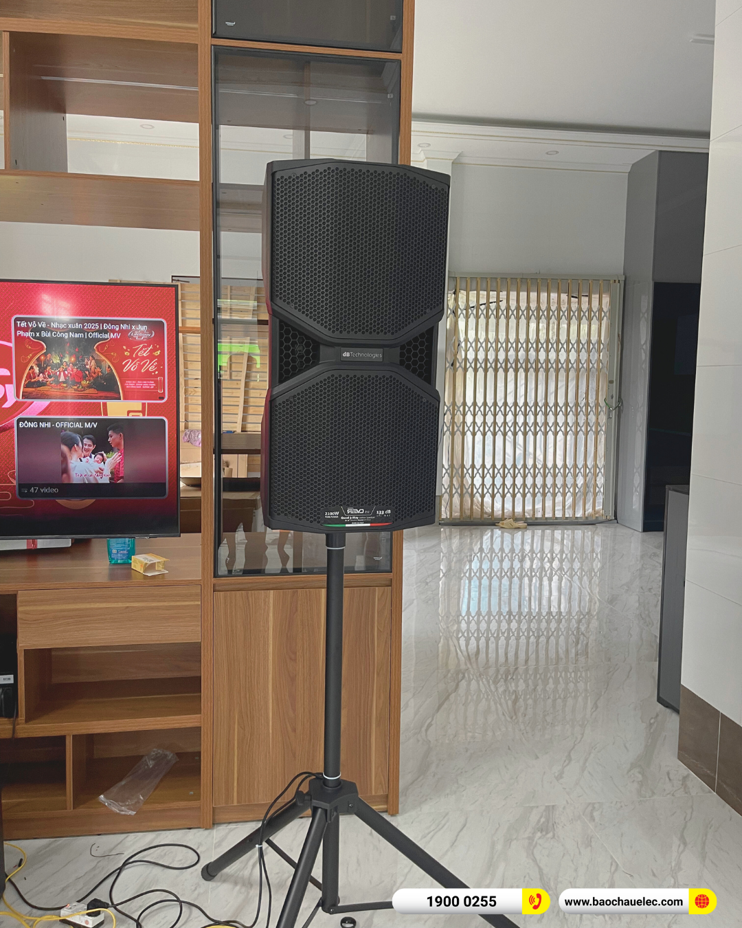 Lắp đặt dàn karaoke dBTechnologies cho anh Điền tại Cà Mau