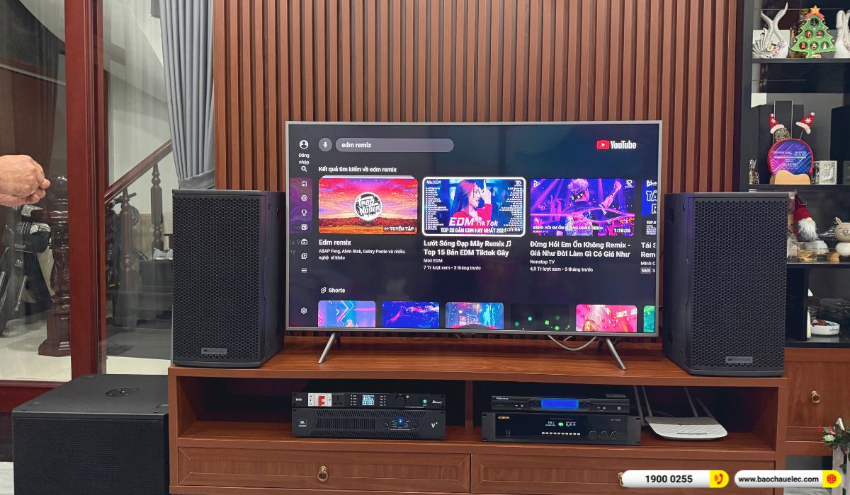 Lắp đặt dàn karaoke dBTechnologies cho anh Huy tại TP HCM