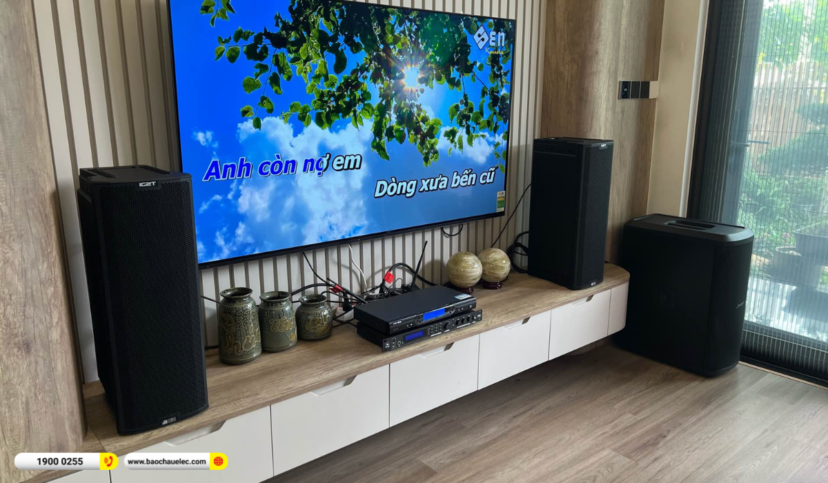 Lắp đặt dàn karaoke dBTechnologies cho anh Tú tại Thủ Đức