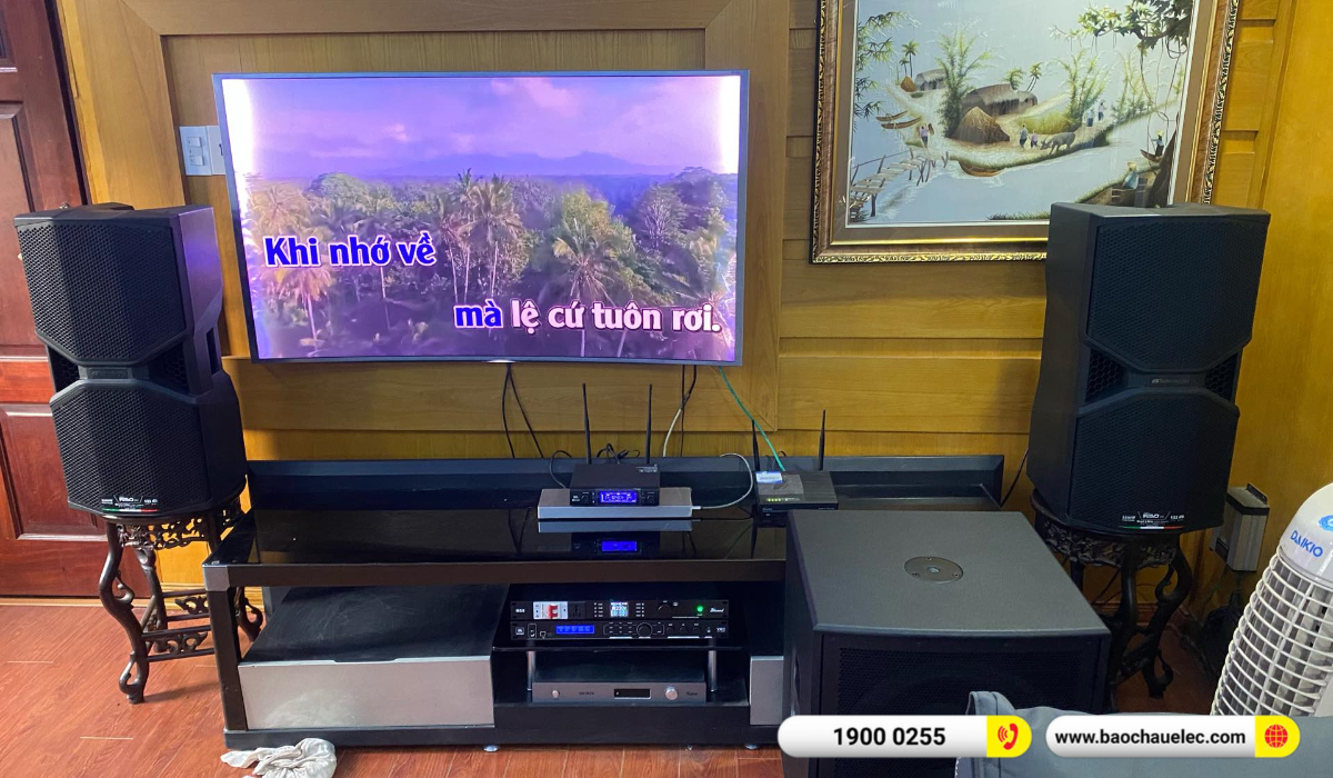 Lắp đặt dàn karaoke dBTechnologies cho chú Hồng tại Hải Phòng