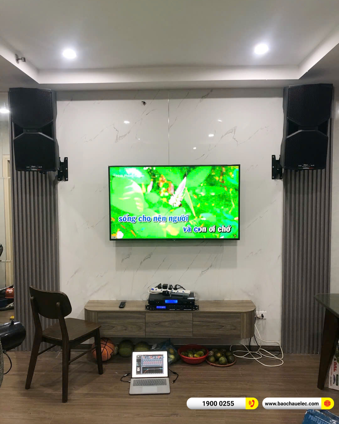 Lắp đặt dàn karaoke dBTechnologies hơn 91tr cho chị Mai tại Hà Nội