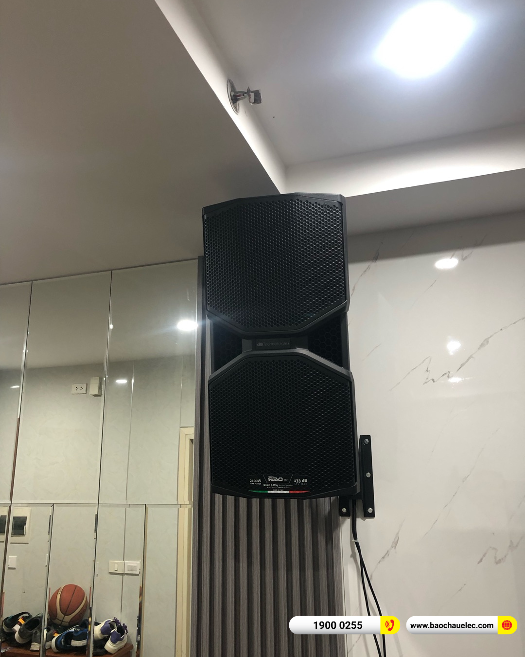 Lắp đặt dàn karaoke dBTechnologies hơn 91tr cho chị Mai tại Hà Nội