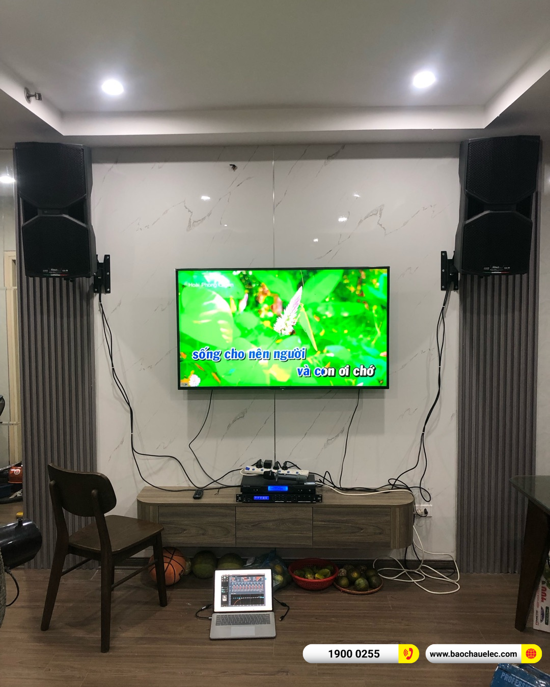 Lắp đặt dàn karaoke dBTechnologies hơn 91tr cho chị Mai tại Hà Nội