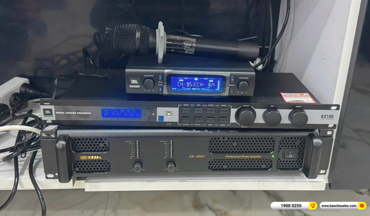 Lắp đặt dàn karaoke Denon hơn 55tr cho anh Chiến tại Đồng Nai