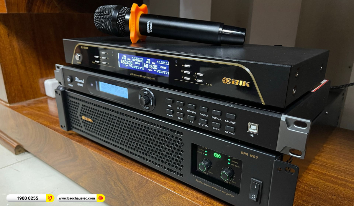Lắp đặt dàn karaoke Denon gần 34tr cho anh Hòa tại Bình Dương