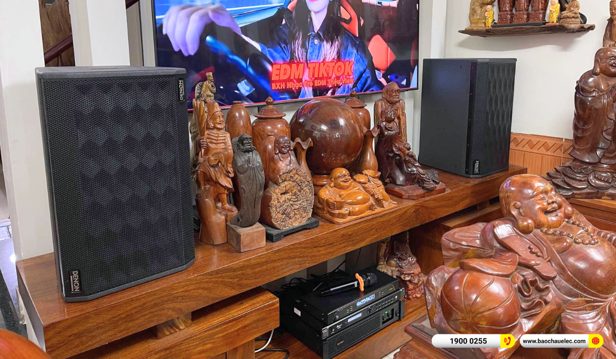 Lắp đặt dàn karaoke Denon gần 34tr cho anh Hòa tại Bình Dương