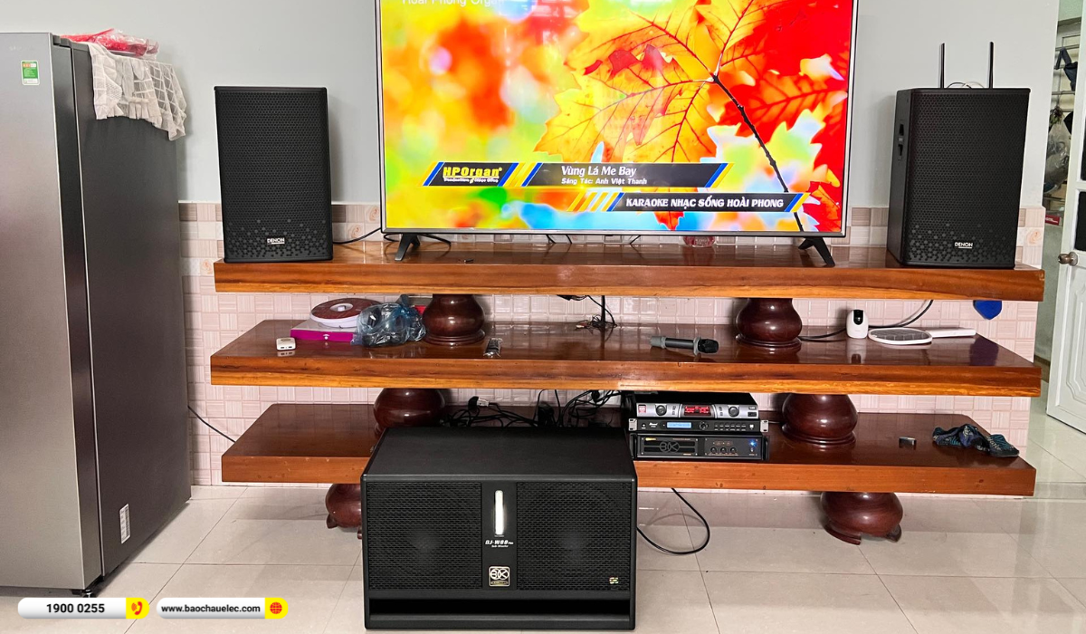 Lắp đặt dàn karaoke Denon gần 49tr cho anh Hòa tại Đắk Lắk