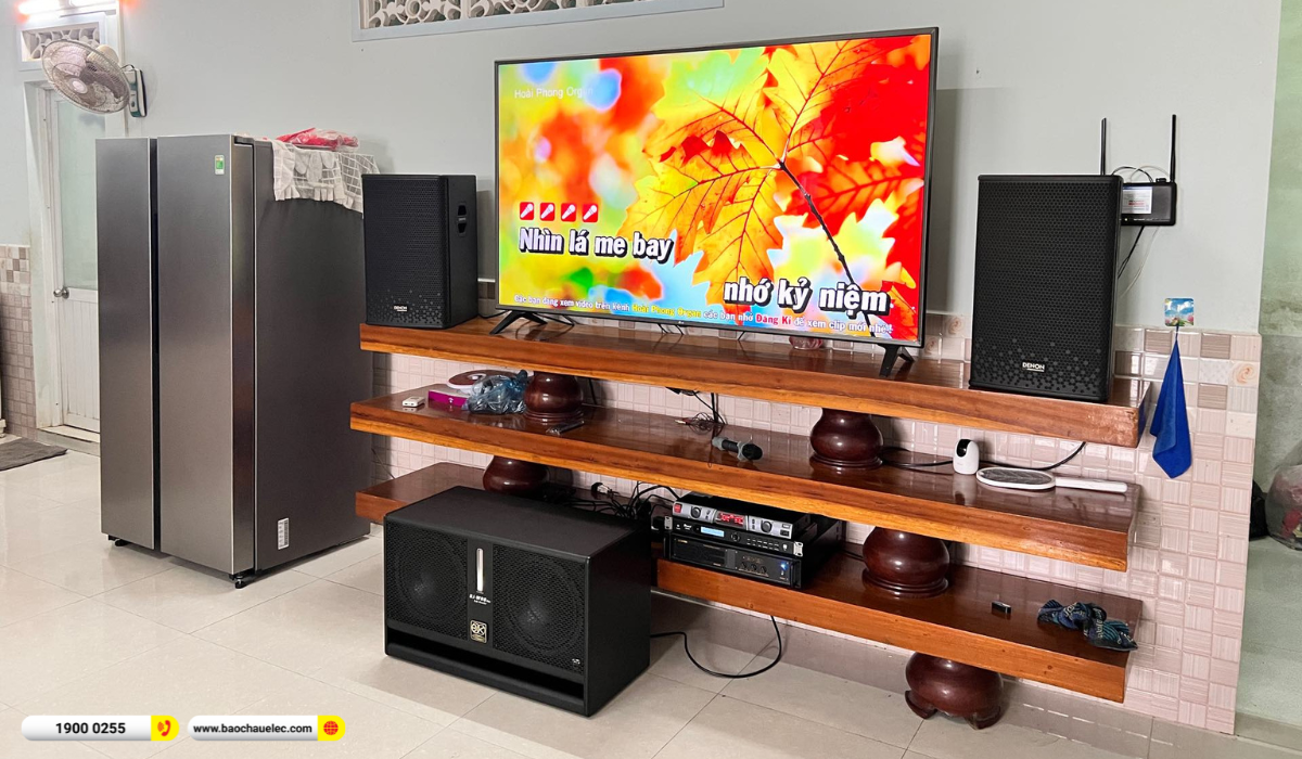 Lắp đặt dàn karaoke Denon gần 49tr cho anh Hòa tại Đắk Lắk