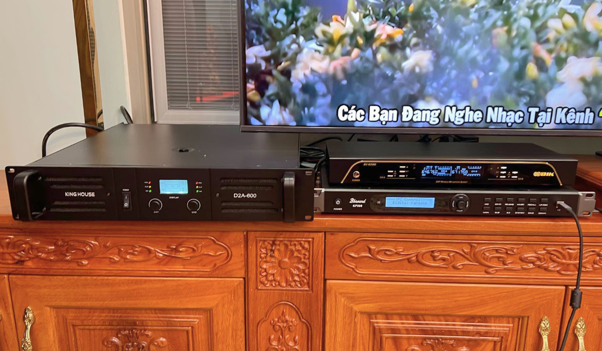 Lắp đặt dàn karaoke Denon hơn 35tr cho anh Hoàng tại TP HCM