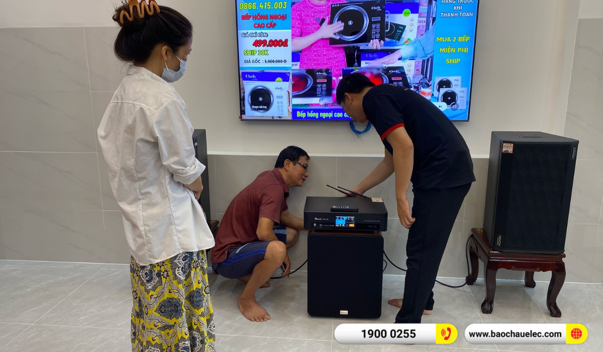 Lắp đặt dàn karaoke Denon hon 32tr cho anh Hưng tại Đồng Nai