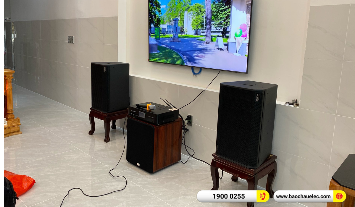 Lắp đặt dàn karaoke Denon hon 32tr cho anh Hưng tại Đồng Nai