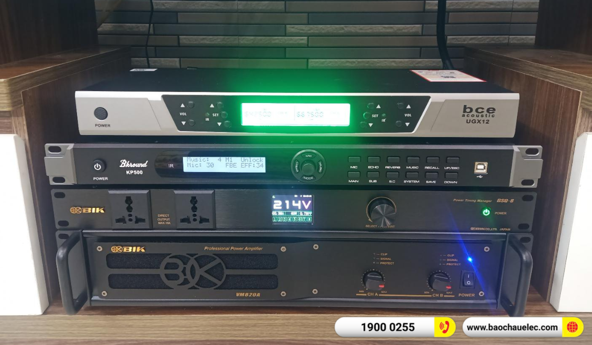 Lắp đặt dàn karaoke Denon hon 40tr cho anh Hướng tại Hà Nội