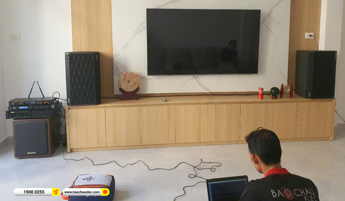 Lắp đặt dàn karaoke Denon hơn 40tr cho anh Khiêm tại TP HCM