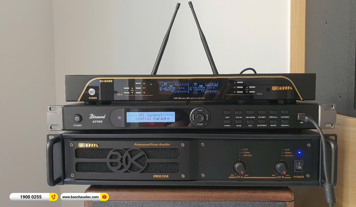 Lắp đặt dàn karaoke Denon hơn 40tr cho anh Khiêm tại TP HCM