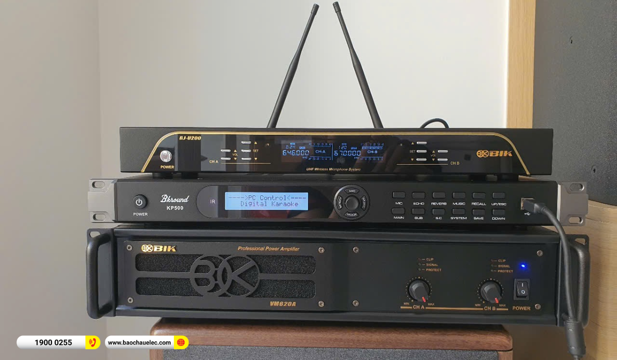 Lắp đặt dàn karaoke Denon hơn 40tr cho anh Khiêm tại TP HCM