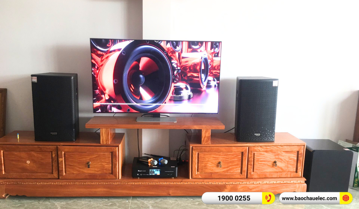 Lắp đặt dàn karaoke Denon hơn 29tr cho anh Linh tại Bình Dương