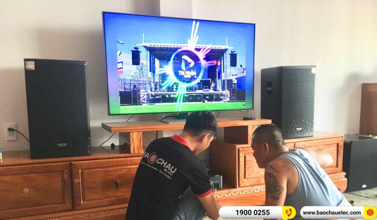 Lắp đặt dàn karaoke Denon hơn 29tr cho anh Linh tại Bình Dương