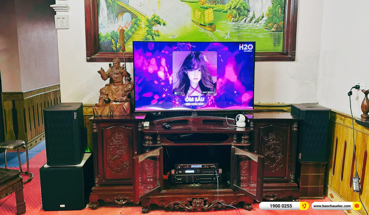 Lắp đặt dàn karaoke Denon gần 33tr cho anh Nghị tại Hưng yên