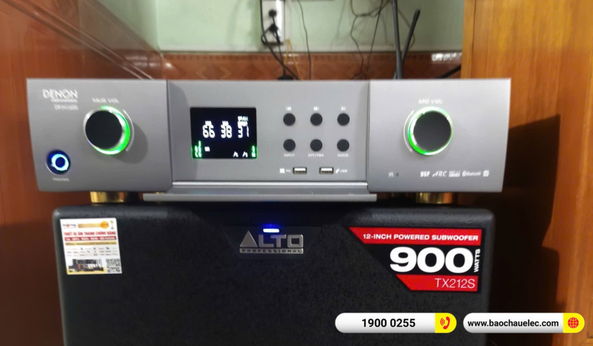 Lắp đặt dàn karaoke Denon hơn 35tr cho anh Nhàn tại Bắc Ninh