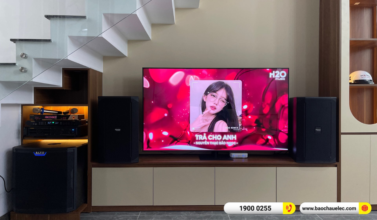 Lắp đặt dàn karaoke Denon hơn 51tr cho anh Phánh tại Bình Dương