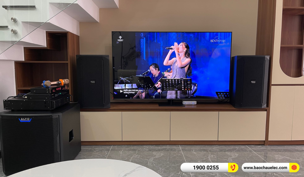 Lắp đặt dàn karaoke Denon hơn 51tr cho anh Phánh tại Bình Dương