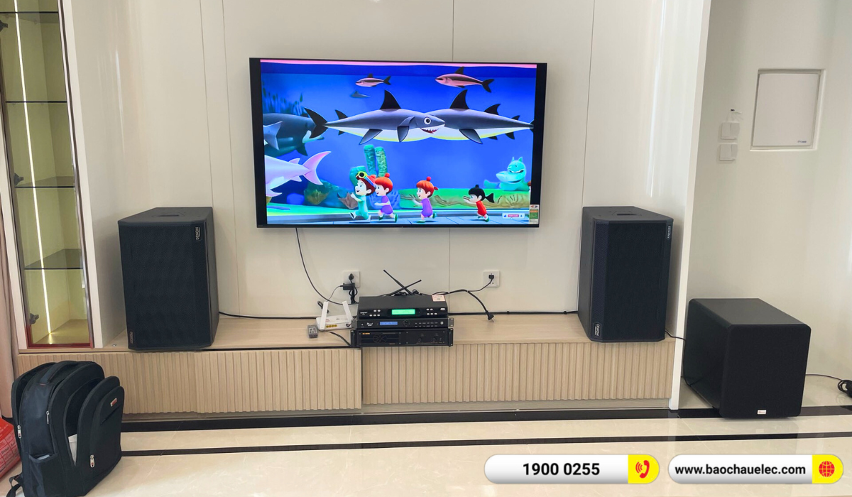 Lắp đặt dàn karaoke Denon hơn 38tr cho anh Phương tại Hà Nội