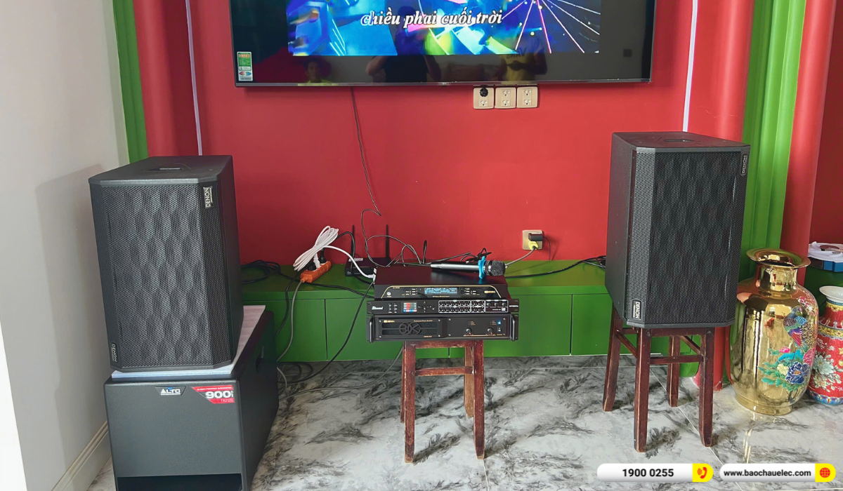 Lắp đặt dàn karaoke Denon gần 39tr cho anh Quân tại Bà Rịa Vũng Tàu