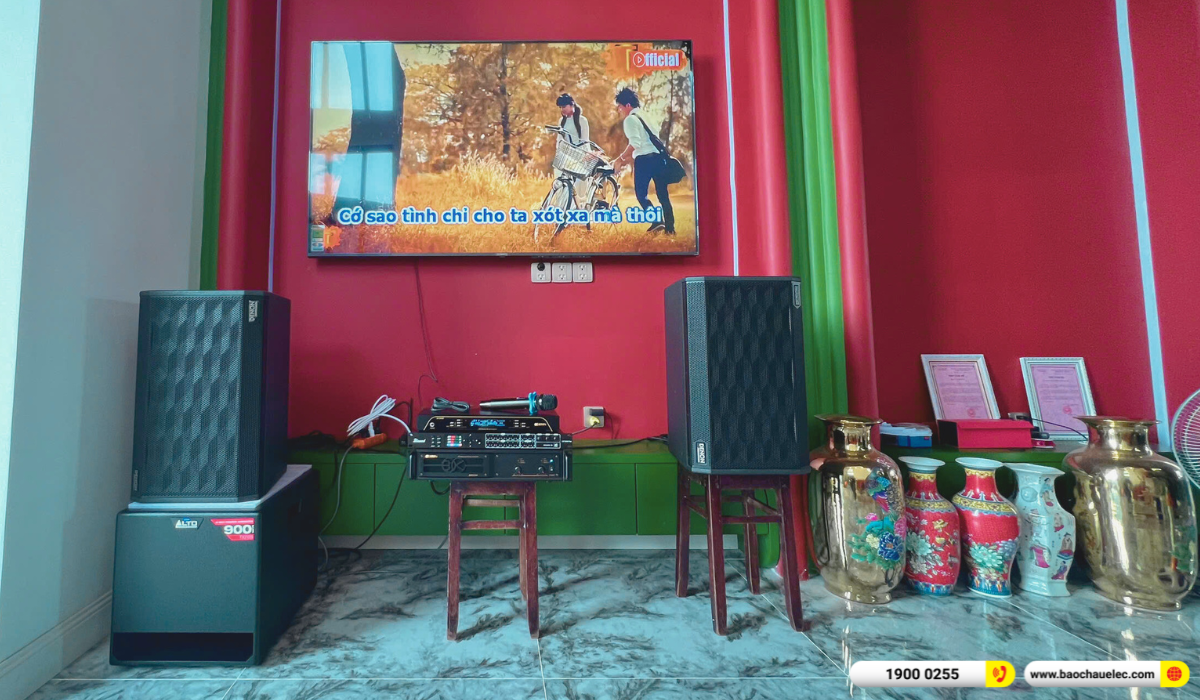 Lắp đặt dàn karaoke Denon gần 39tr cho anh Quân tại Bà Rịa Vũng Tàu