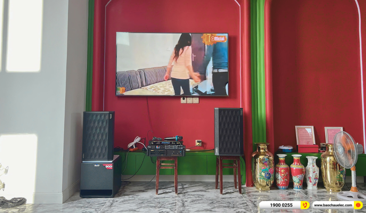 Lắp đặt dàn karaoke Denon gần 39tr cho anh Quân tại Bà Rịa Vũng Tàu