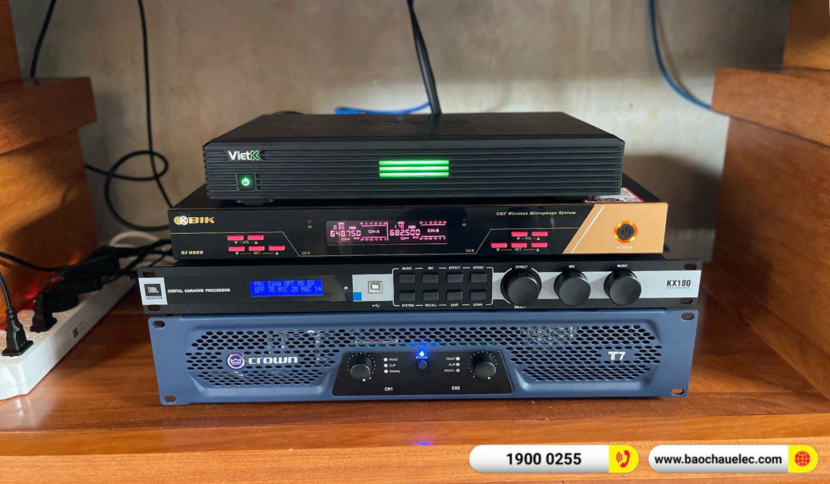 Lắp đặt dàn karaoke Denon hơn 78tr cho anh Sơn tại Đồng Nai