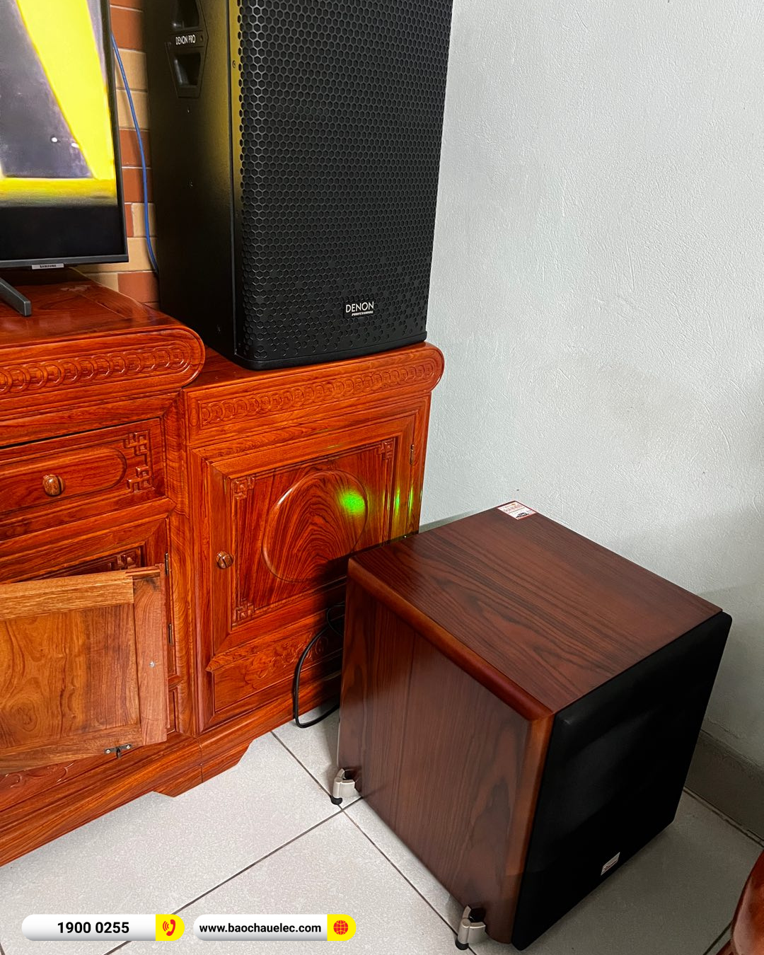 Lắp đặt dàn karaoke Denon hơn 34tr cho anh Thắng tại Hà Nội