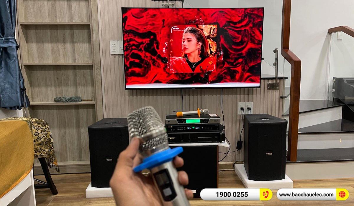 Lắp đặt dàn karaoke Denon hơn 39tr cho anh Thư tại Bình Dương