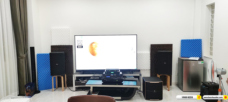 Lắp đặt dàn karaoke Denon hơn 70tr cho anh Tín ở TPHCM 
