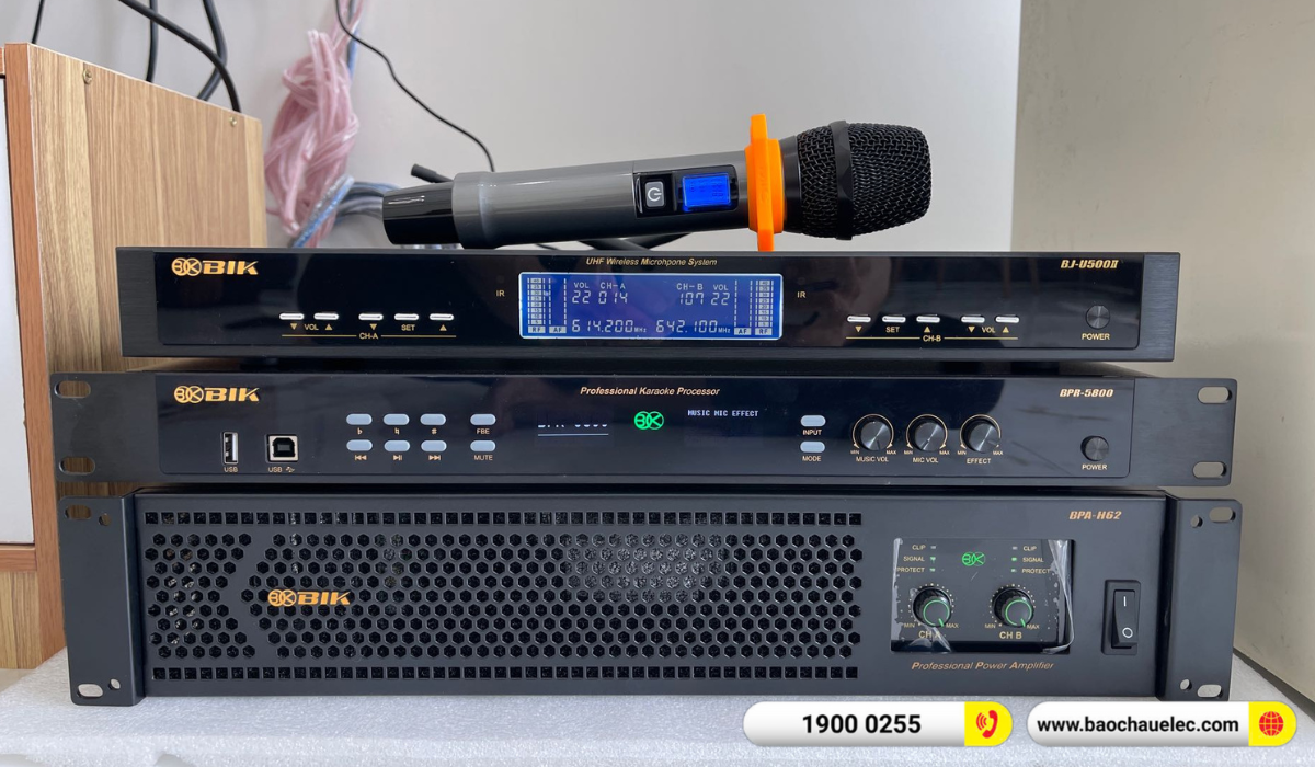 Lắp đặt dàn karaoke Denon hơn 37tr cho anh Tuấn tại Bình Dương