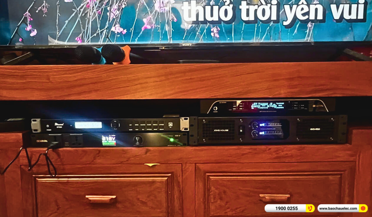 Lắp đặt dàn karaoke Denon gần 45tr cho anh Việt tại Bắc Ninh