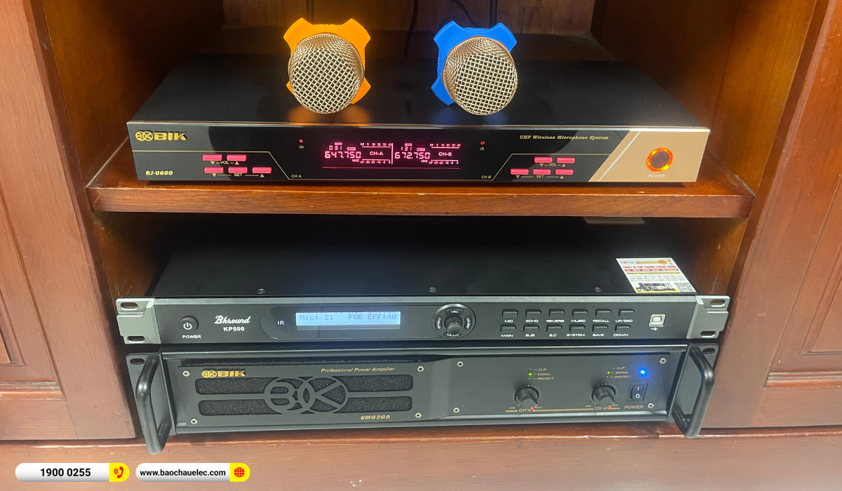 Lắp đặt dàn karaoke Denon hơn 37tr cho chị Trâm tại TP HCM