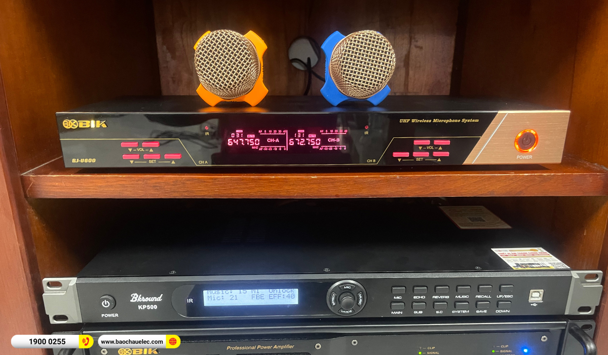 Lắp đặt dàn karaoke Denon hơn 37tr cho chị Trâm tại TP HCM