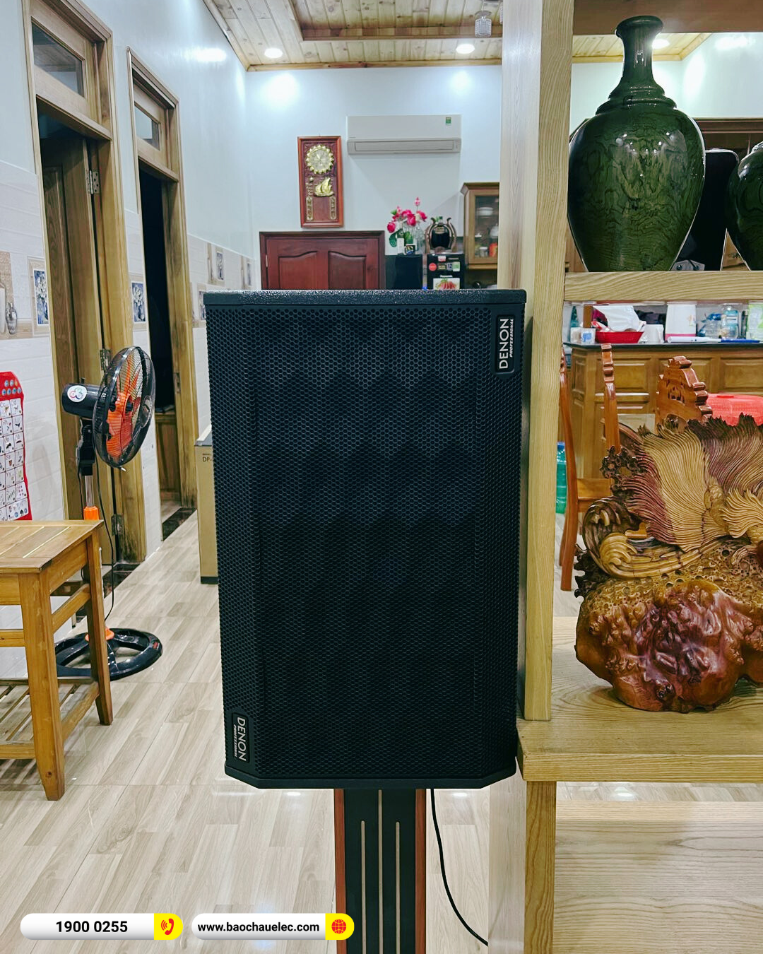 Lắp đặt dàn karaoke Denon gần 42tr cho chú Đoàn tại Long An