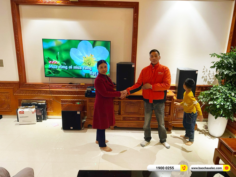 Lắp đặt dàn karaoke Denon gần 43tr cho cô Liễu ở Thanh Hóa