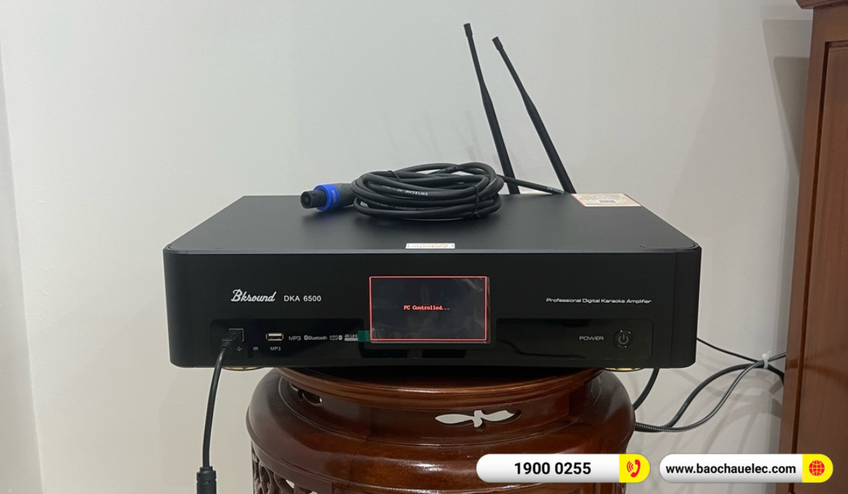 Lắp đặt dàn karaoke Denon hơn 23tr cho cô Thanh tại Hải Phòng