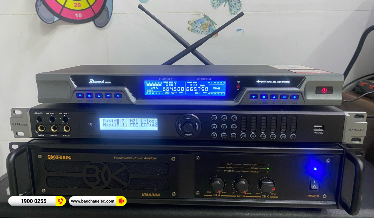 Lắp đặt dàn karaoke Denon gần 48tr cho anh Danh tại TP HCM