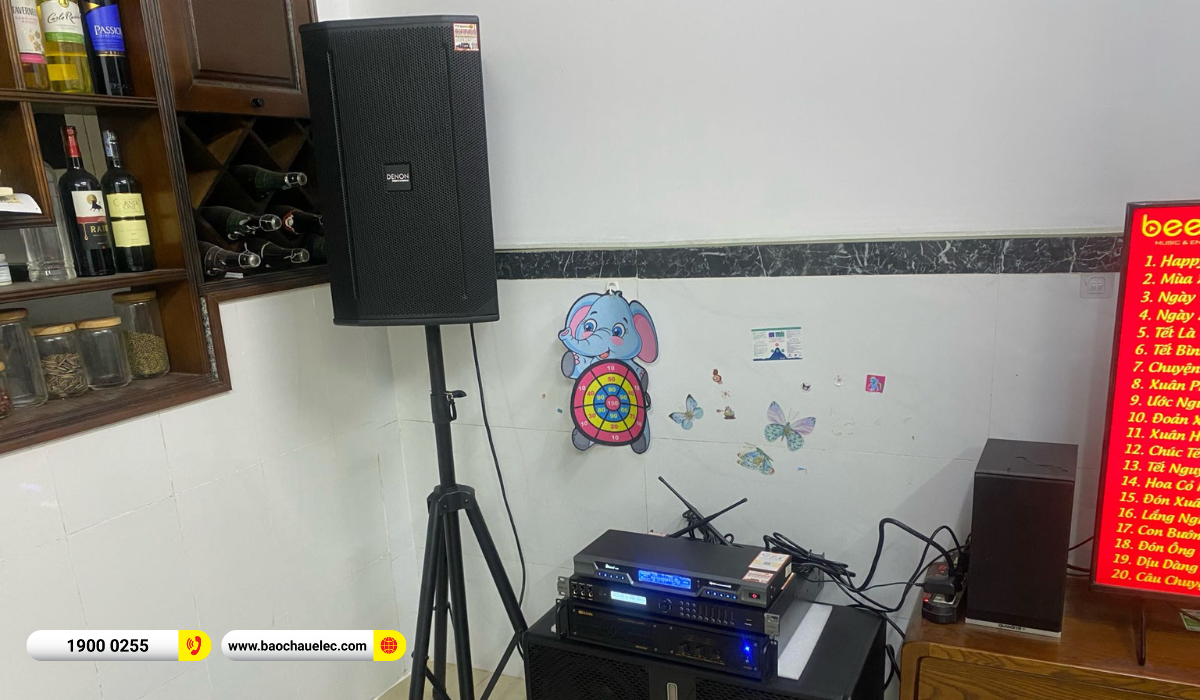 Lắp đặt dàn karaoke Denon gần 48tr cho anh Danh tại TP HCM