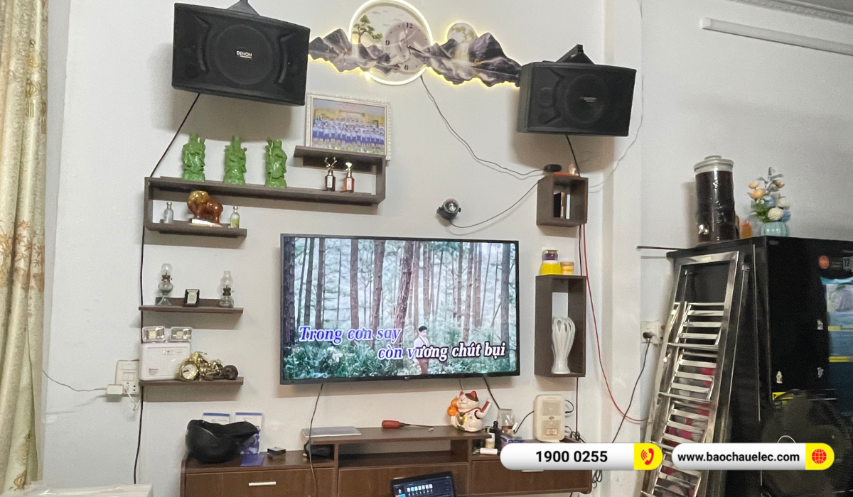 Lắp đặt dàn karaoke Denon hơn 18tr cho anh Phong tại Cần Thơ