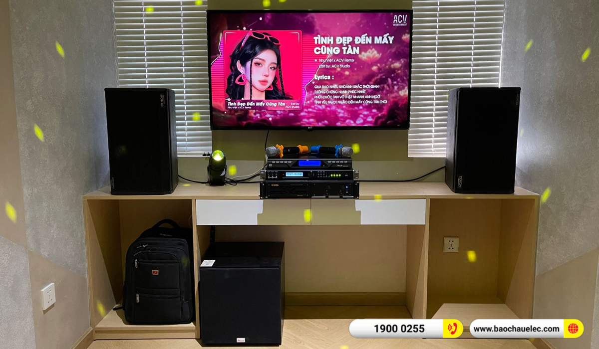 Lắp đặt dàn karaoke Denon hơn 31tr cho anh Hùng tại Bình Dương