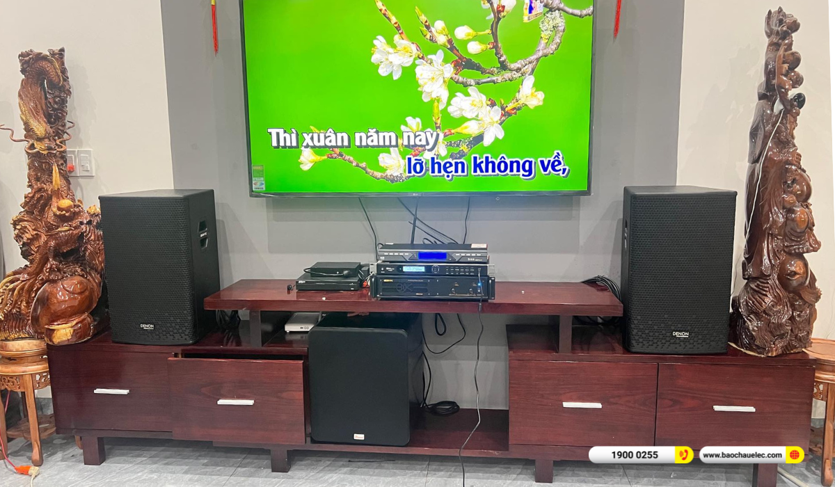 Lắp đặt dàn karaoke Denon hơn 36tr cho anh Nhật tại Buôn Ma Thuật