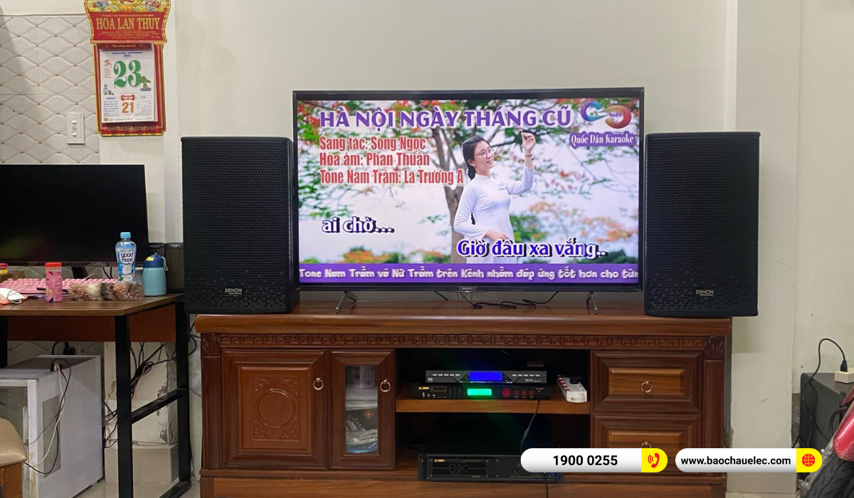 Lắp đặt dàn karaoke Denon hơn 37tr cho anh Đô tại TPHCM