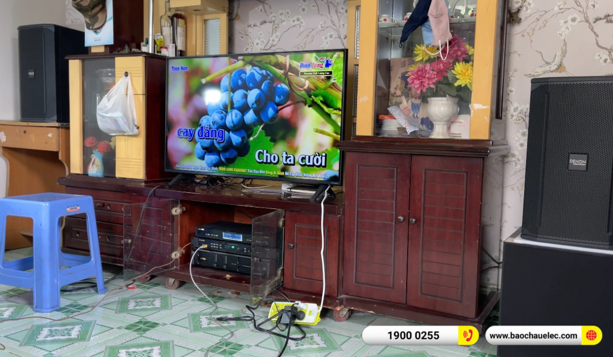 Lắp đặt dàn karaoke Denon hơn 38tr cho anh Tuấn tại Bình Dương