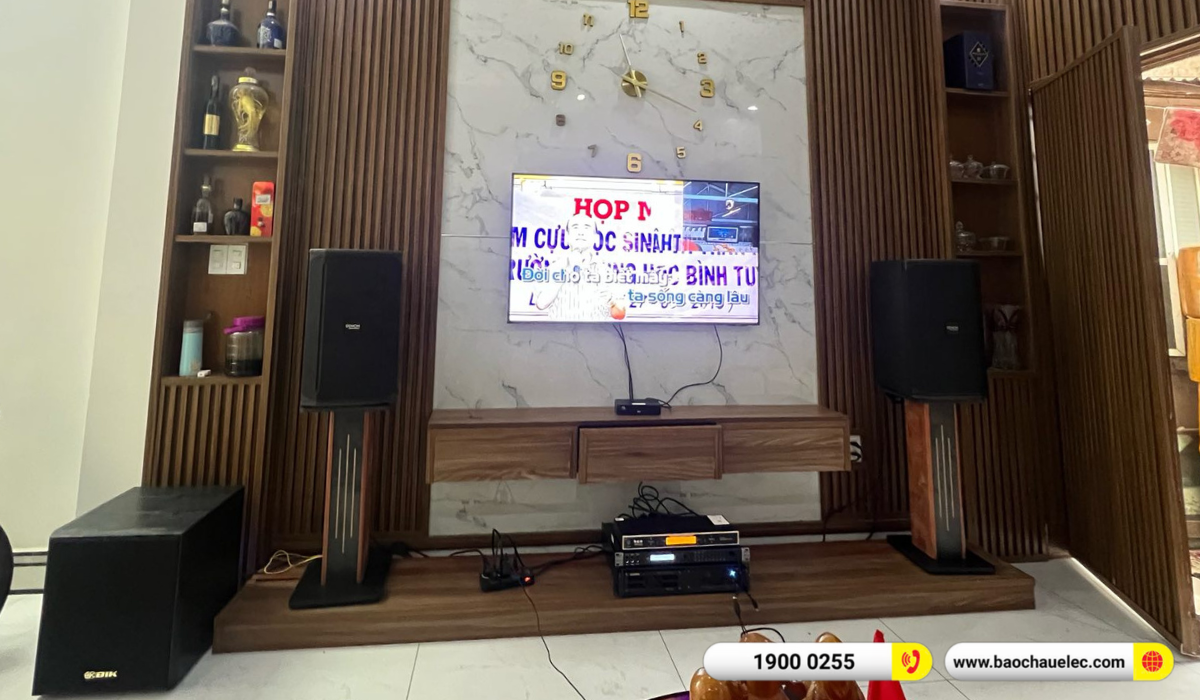 Lắp đặt dàn karaoke Denon hơn 42tr cho anh Sơn tại Hải Phòng